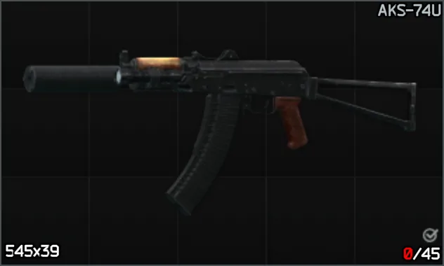 Kalashnikov AKS-74U 5.45x39 assault rifle / Kalashnikov AKS-74U 5.45x39  アサルトライフル - Escape from Tarkov Wiki*